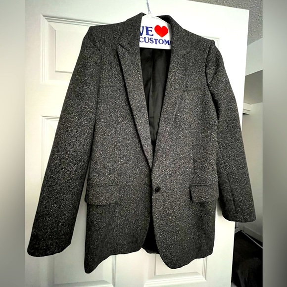 Grey Wool Zara Formal Winter Coat - Picture 1 of 2